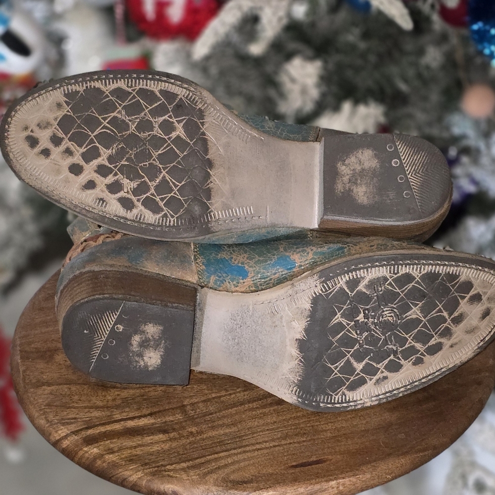 CIRCLE G CONCHO HARNESS BOOT - Picture 7 of 8